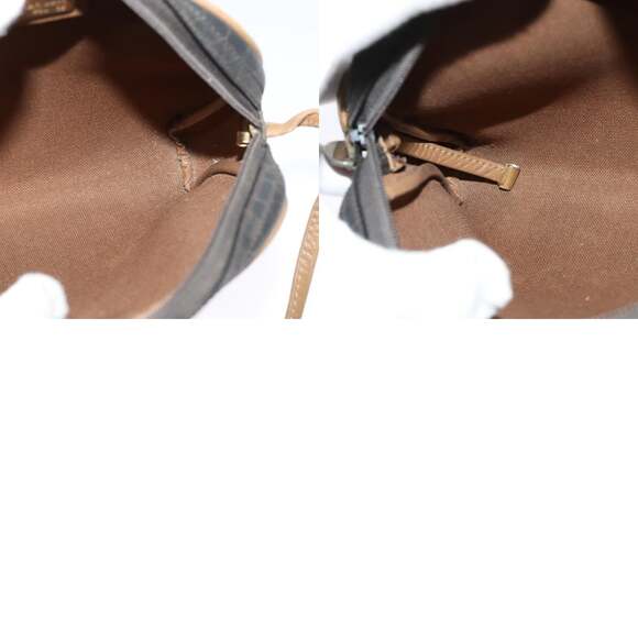 DIOR Honeycomb Canvas Shoulder Bag Pvc Leather Black - Picture 12 of 12